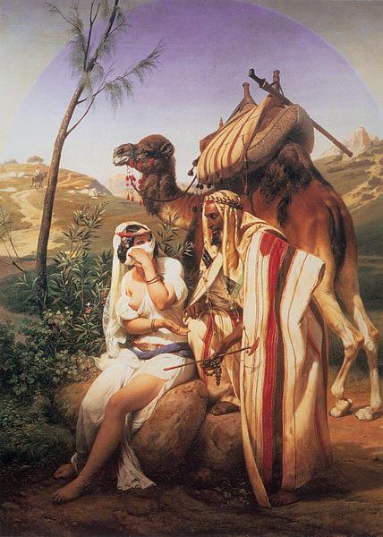 Horace Vernet Judas und Tamar oil painting image